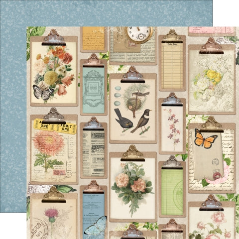 Simple Stories - Simple Vintage Junk Drawer Collection - 12 x 12 Double-Sided Designer Cardstock - Small Things