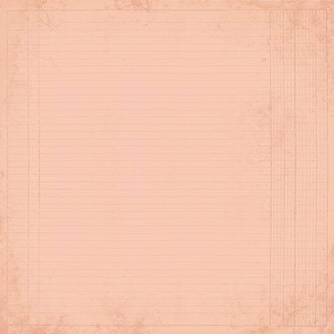 Simple Stories - Simple Vintage Junk Drawer Collection - 12 x 12 Double Sided Paper - Carnation