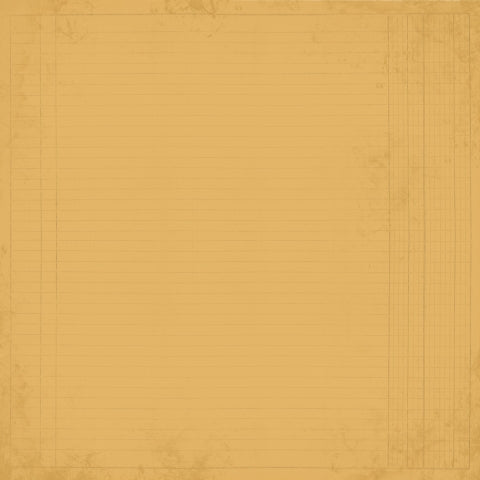 Simple Stories - Simple Vintage Junk Drawer Collection - 12 x 12 Double Sided Paper - Marigold