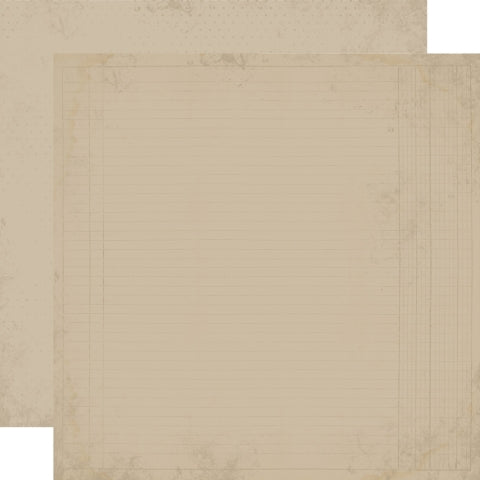 Simple Stories - Simple Vintage Junk Drawer Collection - 12 x 12 Double Sided Paper - Willow