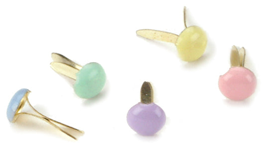 Creative Impressions - Mini Metal Paper Fasteners- Pastel