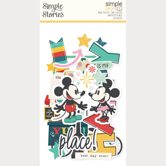 Simple Stories - Say Cheese Happiest Place Collection - Simple Pages - Page Pieces