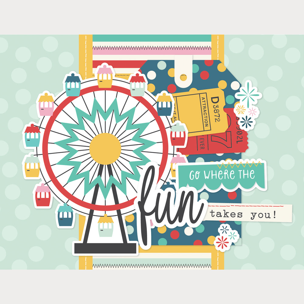 Simple Stories - Say Cheese Happiest Place Collection - Simple Cards - Card Kit
