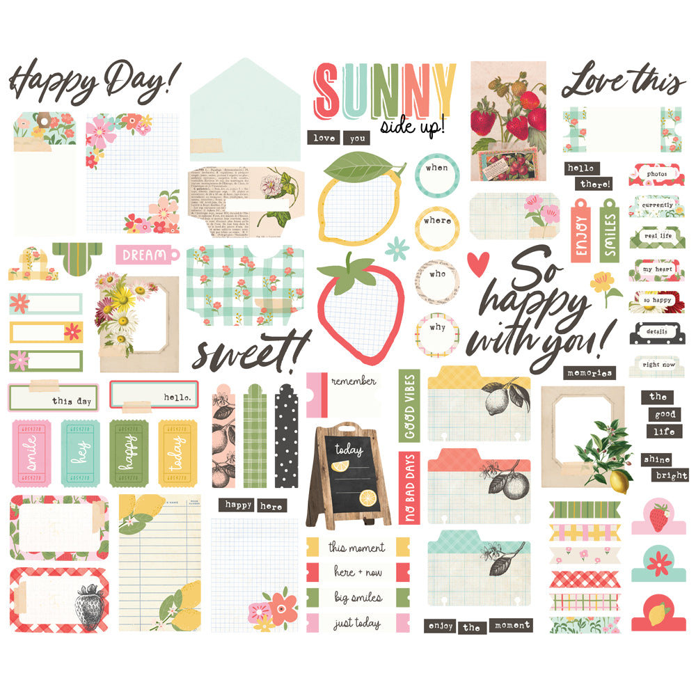 Collection of colorful planner stickers with various designs and text on a white background.