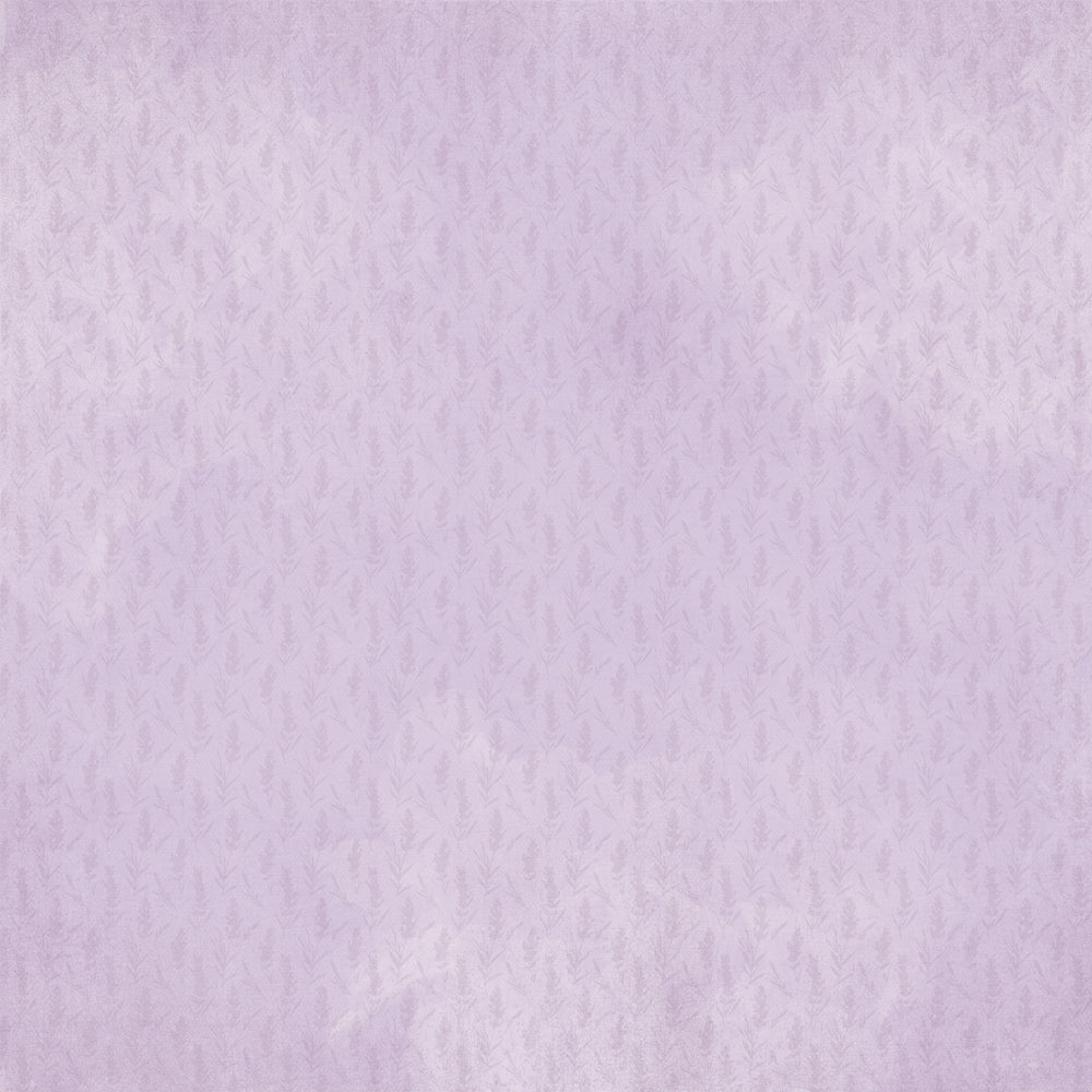Simple Stories - Lavender Fields Collection - 12 x 12 Double Sided Paper - Lavender