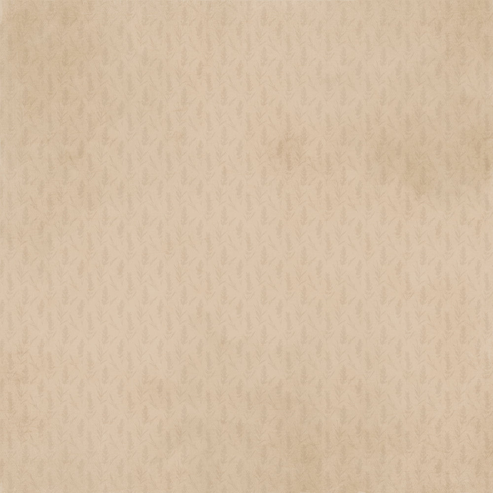 Simple Stories - Lavender Fields Collection - 12 x 12 Double Sided Paper - Almond