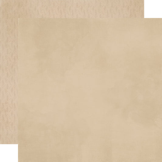 Simple Stories - Lavender Fields Collection - 12 x 12 Double Sided Paper - Almond