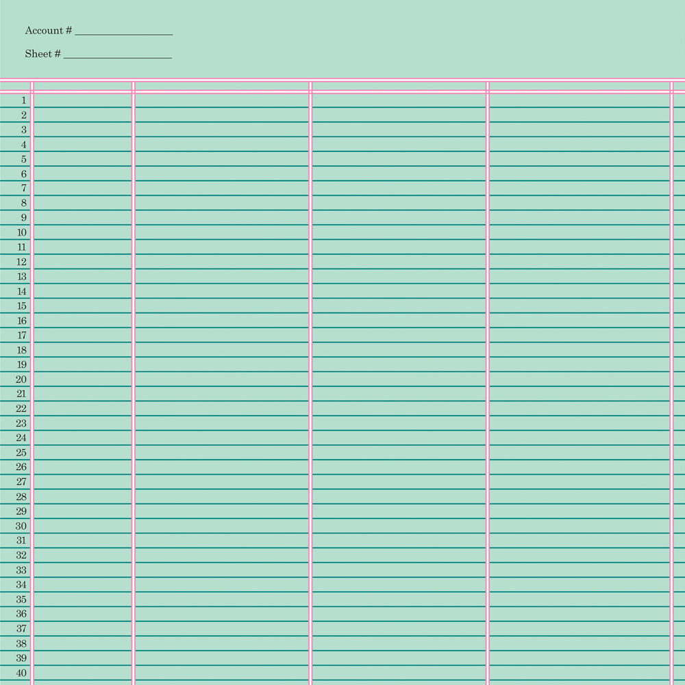 Grid paper with red lines on a light green background