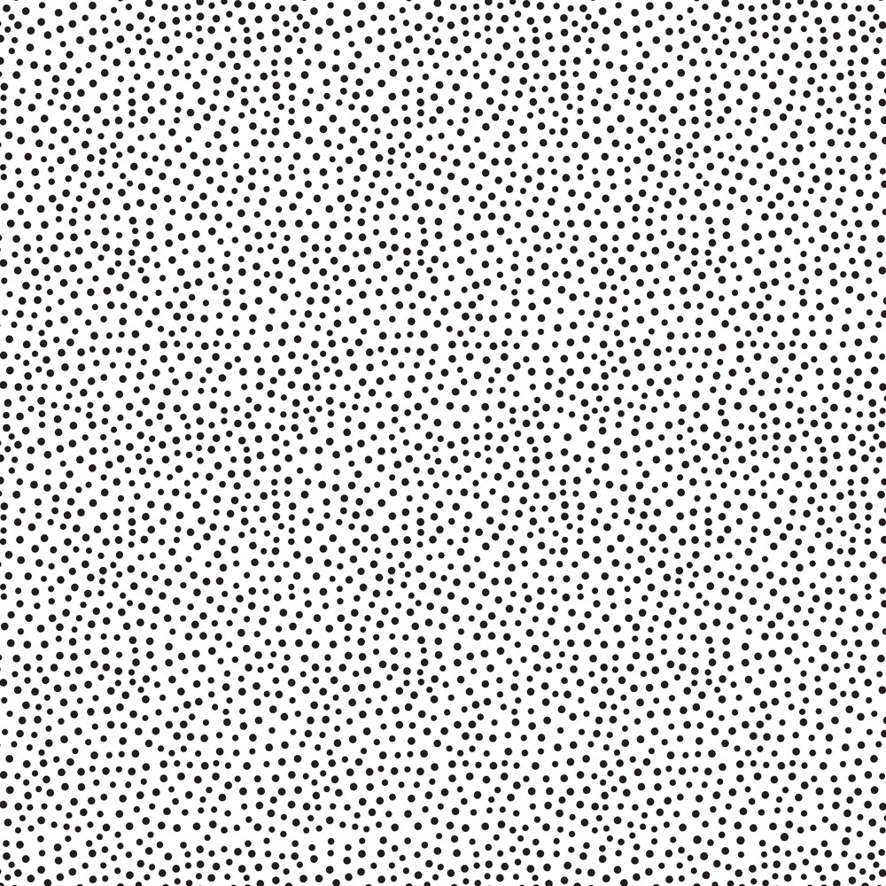 Pattern of small black dots on a white background