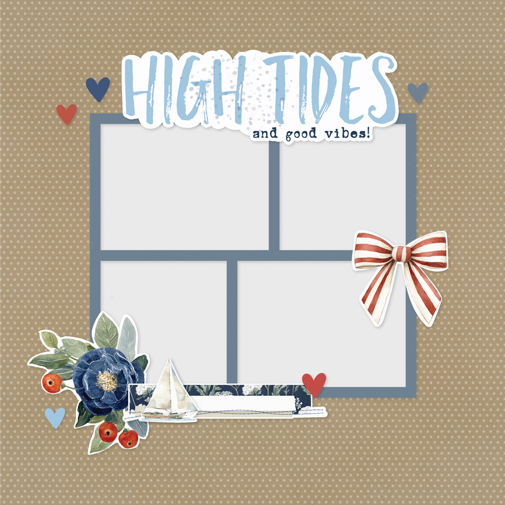 Simple Stories - Simple Vintage Sand And Sea Collection - Simple Page Pieces
