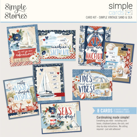 Simple Stories - Simple Vintage Sand And Sea Collection - Card Kit
