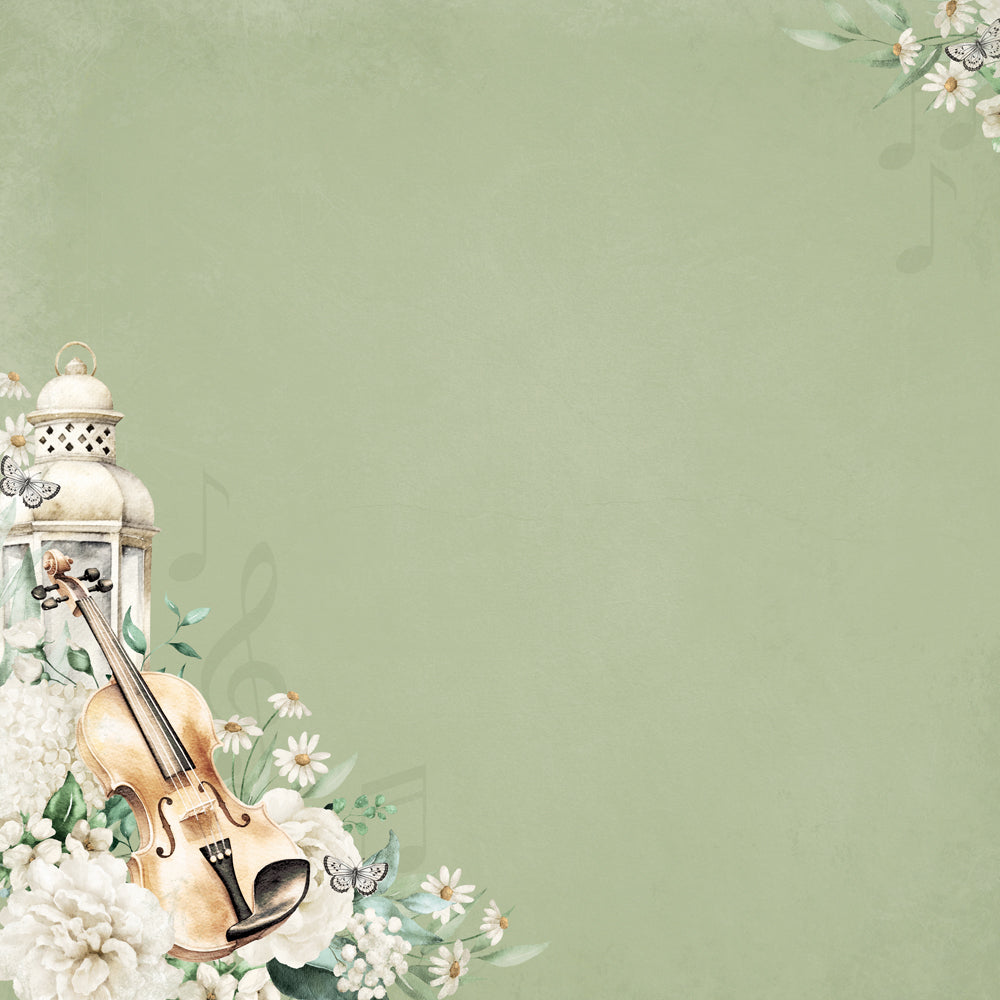 Simple Stories - Simple Vintage Timeless Harmony Collection - 12 x 12 Double Sided Paper - Perfect Harmony