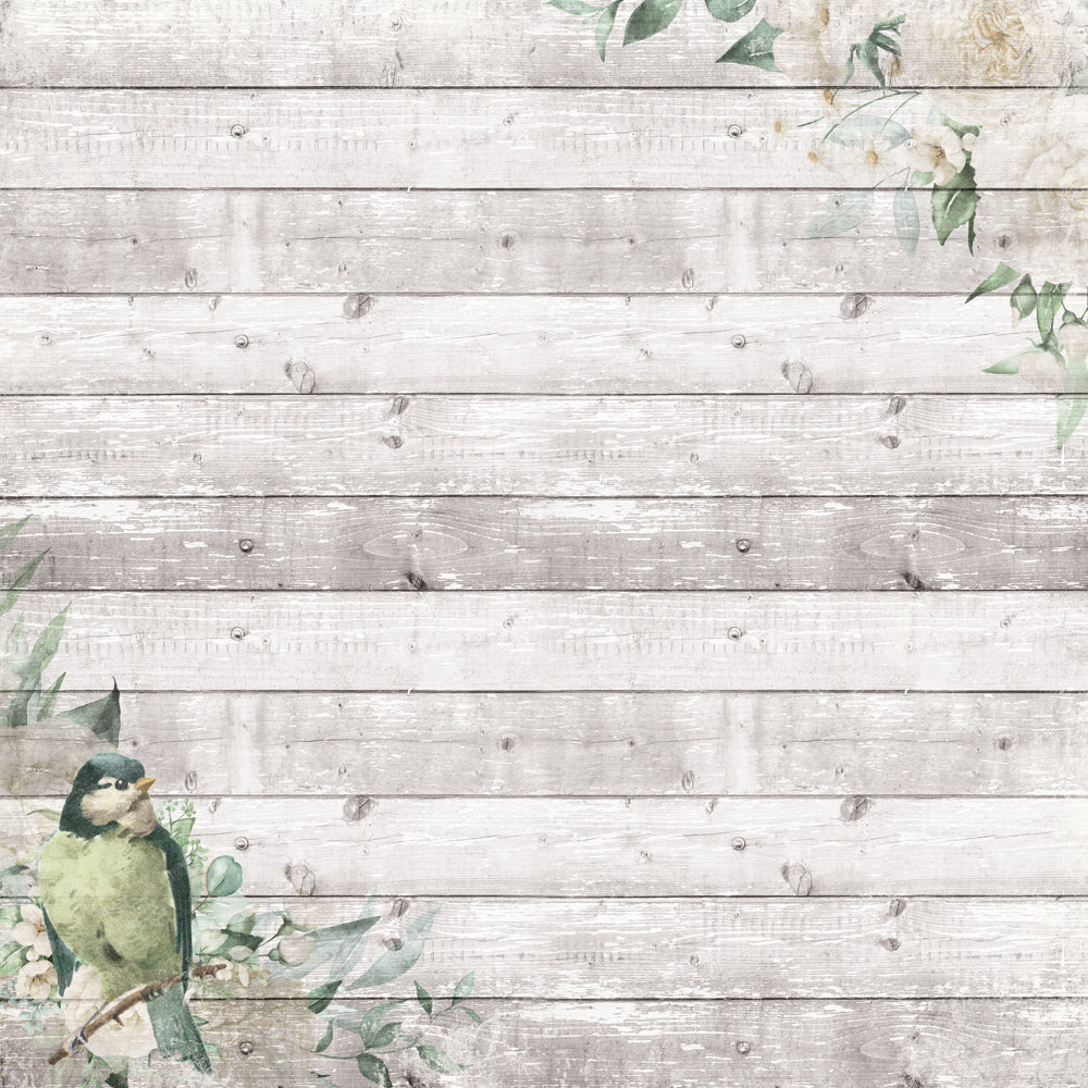 Simple Stories - Simple Vintage Timeless Harmony Collection - 12 x 12 Double Sided Paper - Beautiful Life