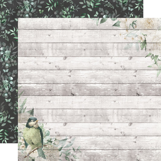 Simple Stories - Simple Vintage Timeless Harmony Collection - 12 x 12 Double Sided Paper - Beautiful Life