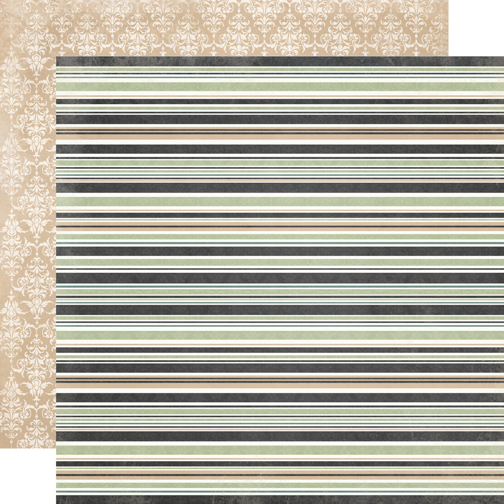 Simple Stories - Simple Vintage Timeless Harmony Collection - 12 x 12 Double Sided Paper - Cherished Moments
