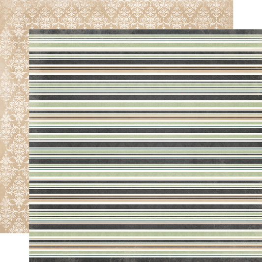 Simple Stories - Simple Vintage Timeless Harmony Collection - 12 x 12 Double Sided Paper - Cherished Moments