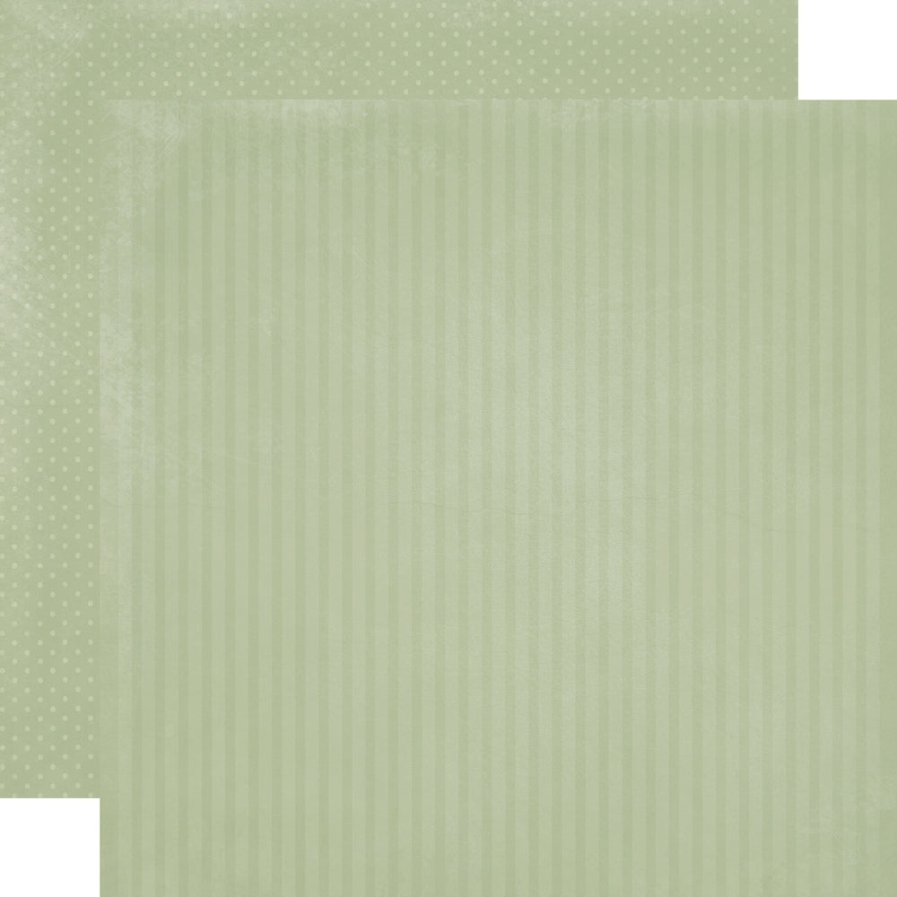 Simple Stories - Simple Vintage Timeless Harmony Collection - 12 x 12 Double Sided Paper - Pistachio
