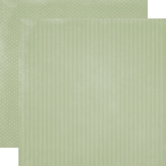 Simple Stories - Simple Vintage Timeless Harmony Collection - 12 x 12 Double Sided Paper - Pistachio