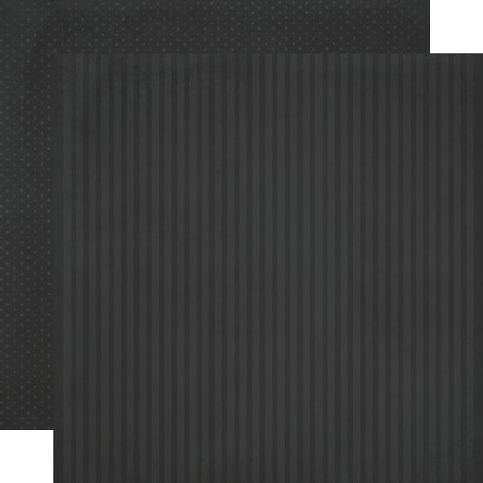 Simple Stories - Simple Vintage Timeless Harmony Collection - 12 x 12 Double Sided Paper - Ebony