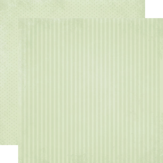 Simple Stories - Simple Vintage Timeless Harmony Collection - 12 x 12 Double Sided Paper - Green Tea