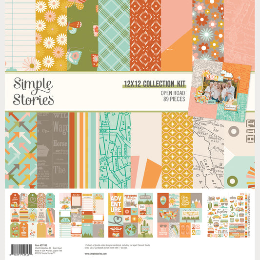 Simple Stories - Open Road Collection - 12 x 12 Collection Kit