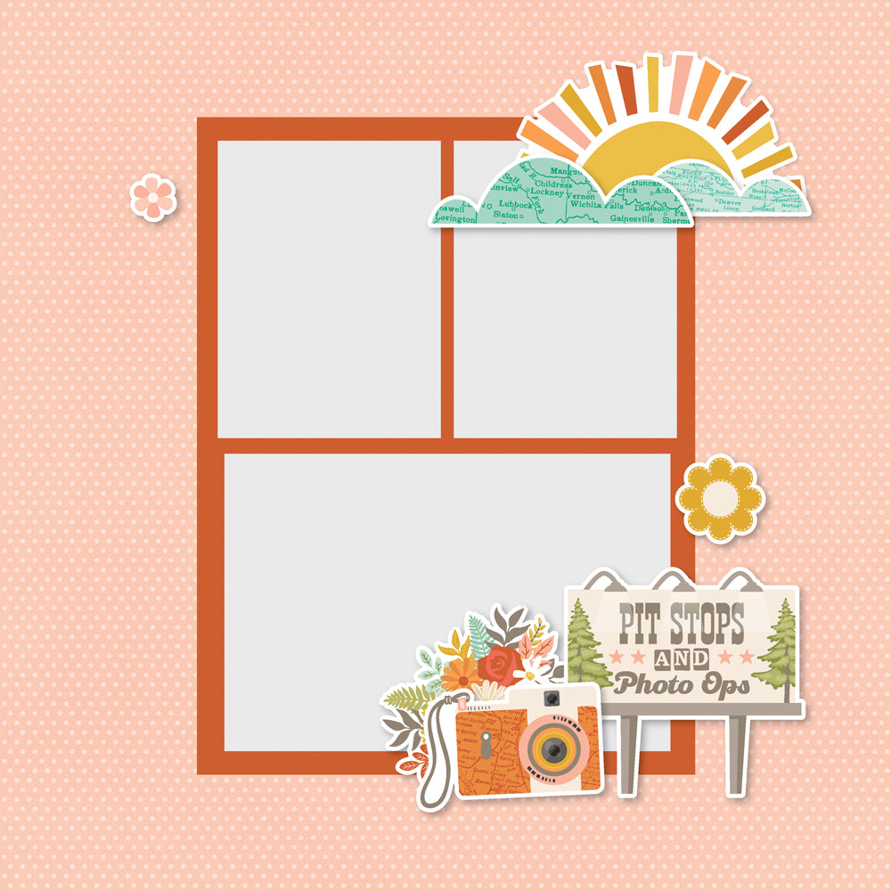 Simple Stories - Open Road Collection - Simple Pages Page Pieces