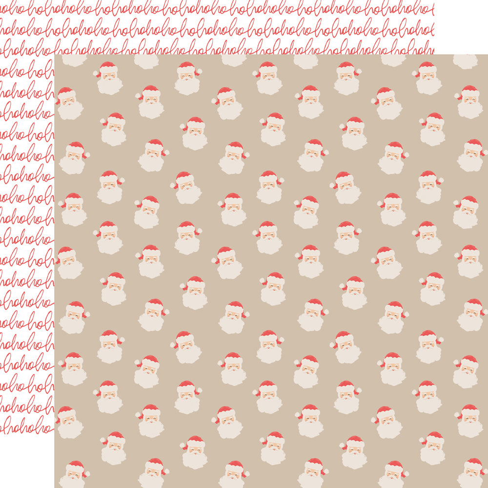 Simple Stories - Mistletoe & Holly Collection - 12 x 12 Double Sided Paper - Naughty Or Nice