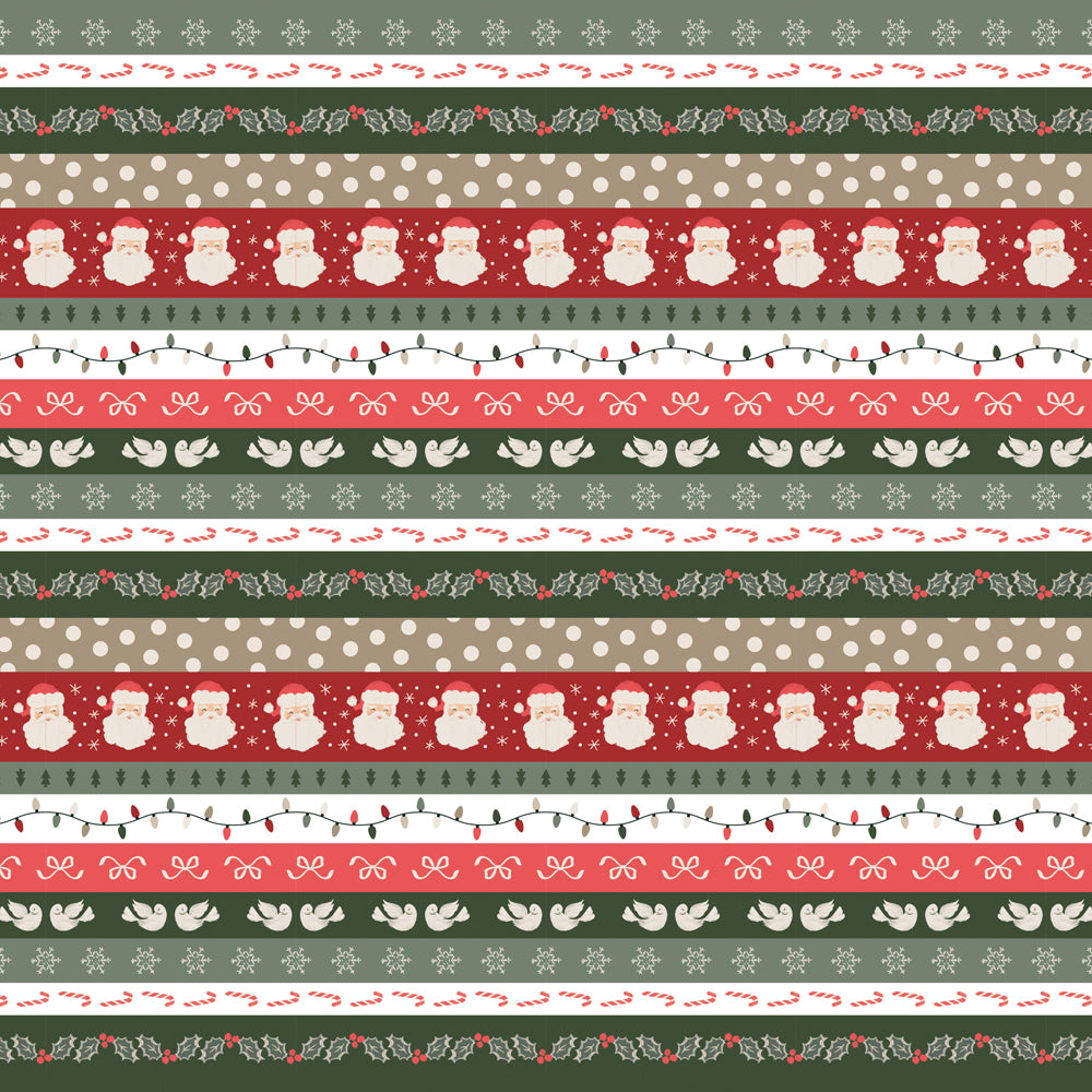 Simple Stories - Mistletoe & Holly Collection - 12 x 12 Double Sided Paper - Holiday Favorites