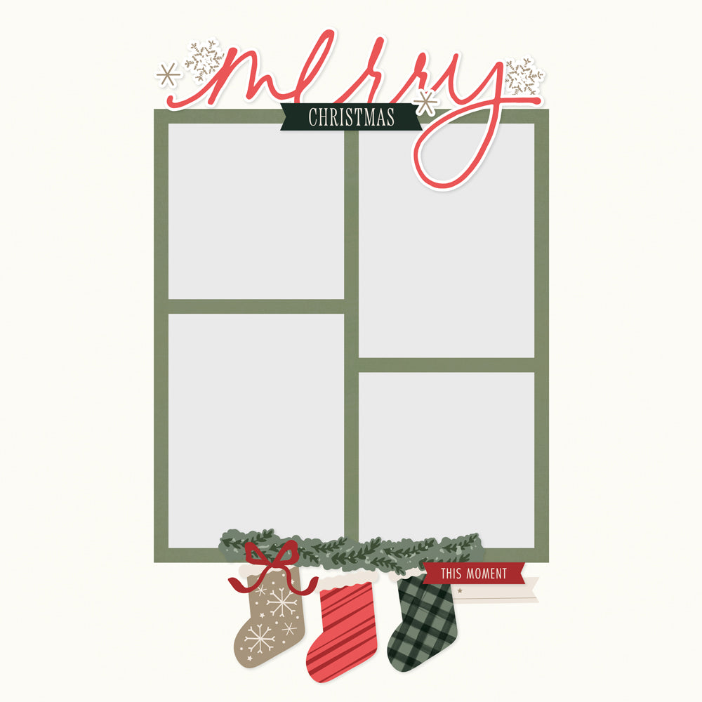 Simple Stories - Mistletoe & Holly Collection - Collector's Essential Kit