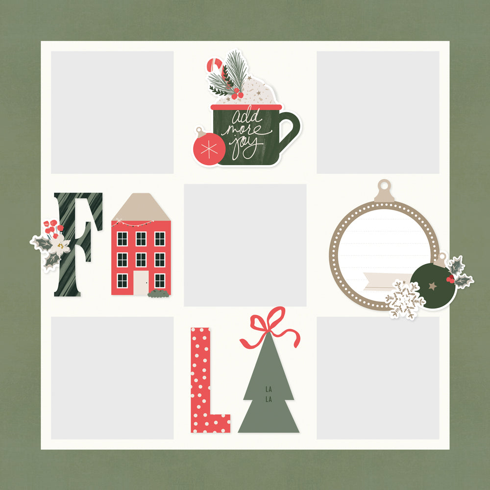 Simple Stories - Mistletoe & Holly Collection - Collector's Essential Kit