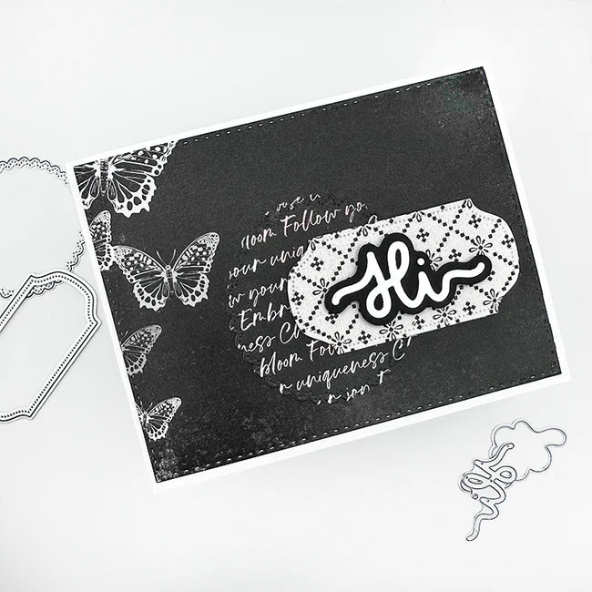 Emily Moore Designs - Word Dies - Hi, Hey, Hello Short & Sweet