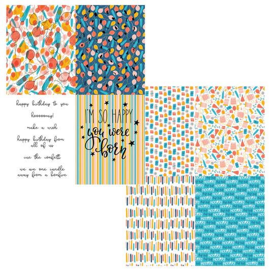 Brutus Monroe - Birthday Balloons | DuoFoil Washi Sheet