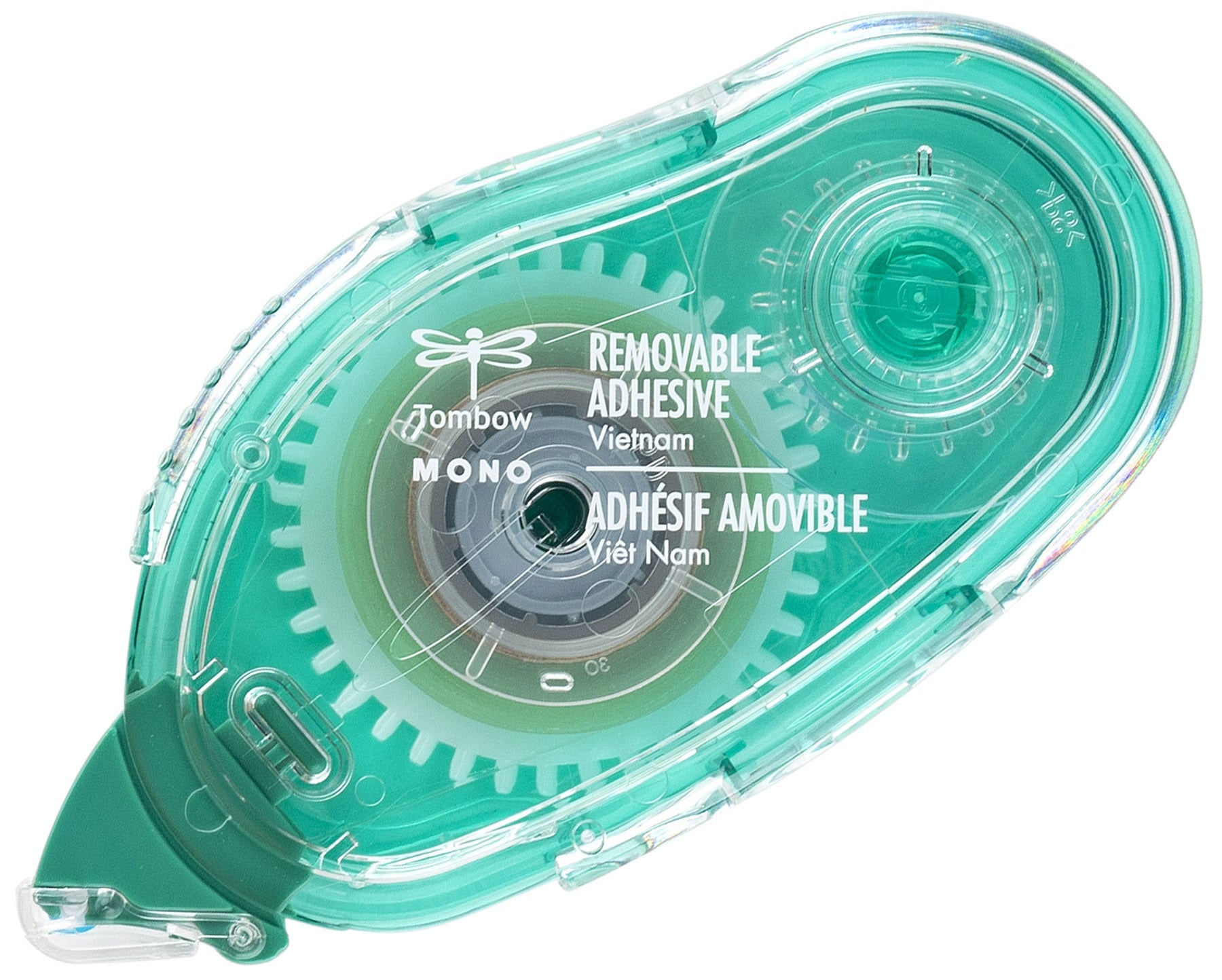 Tombow removeable adhesive tape dispenser with visible branding on a white background