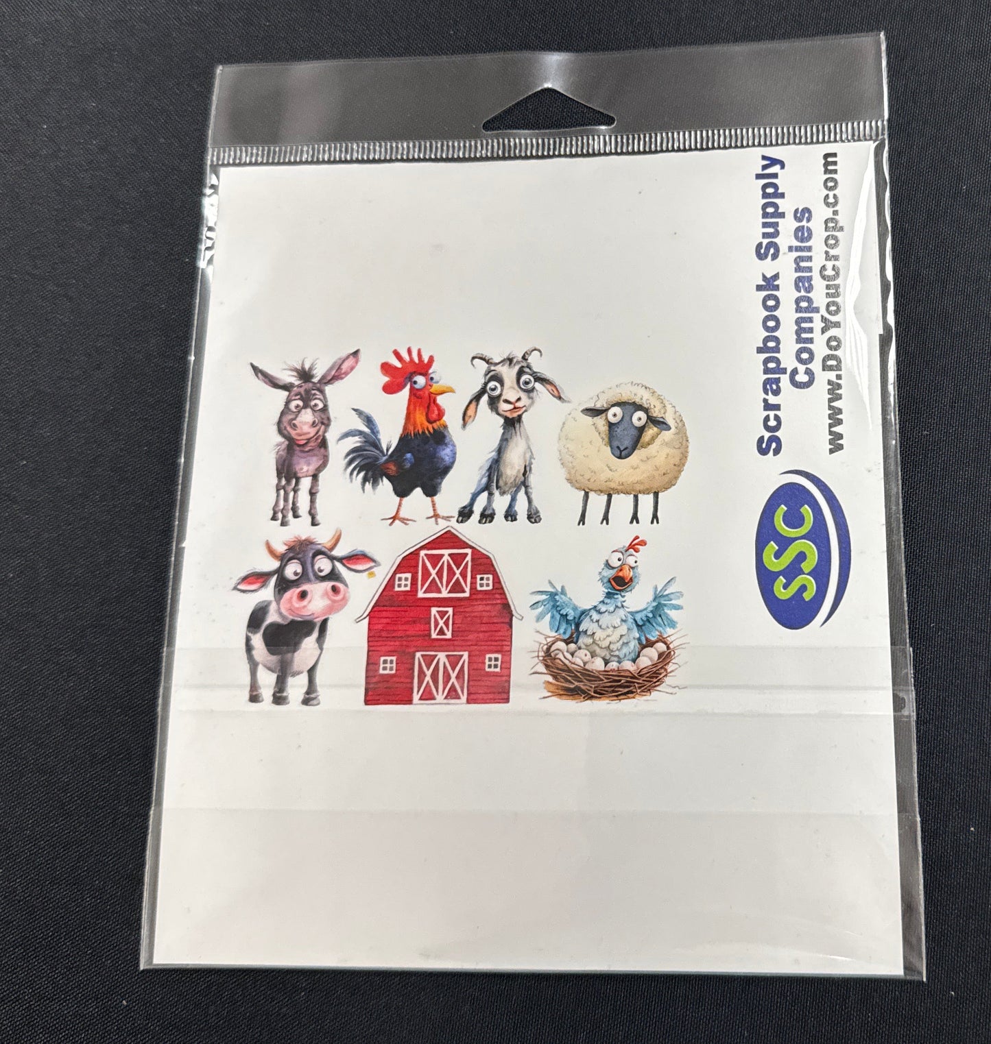 Scrapbook Supply Company Designs - November SO scrappy Retreat Ephemera - Welcome To The Funny Farm