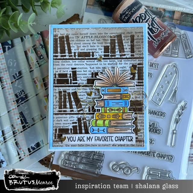 Brutus Monroe - Page Turner Collection - Clear Photopolymer Stamps - Literally The Best
