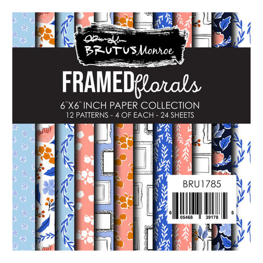 Brutus Monroe - Rooted In Kindness Collection - 6 x 6 Paper Pack - Framed Florals