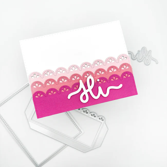 Emily Moore Designs - Word Dies - Hi, Hey, Hello Big & Bold