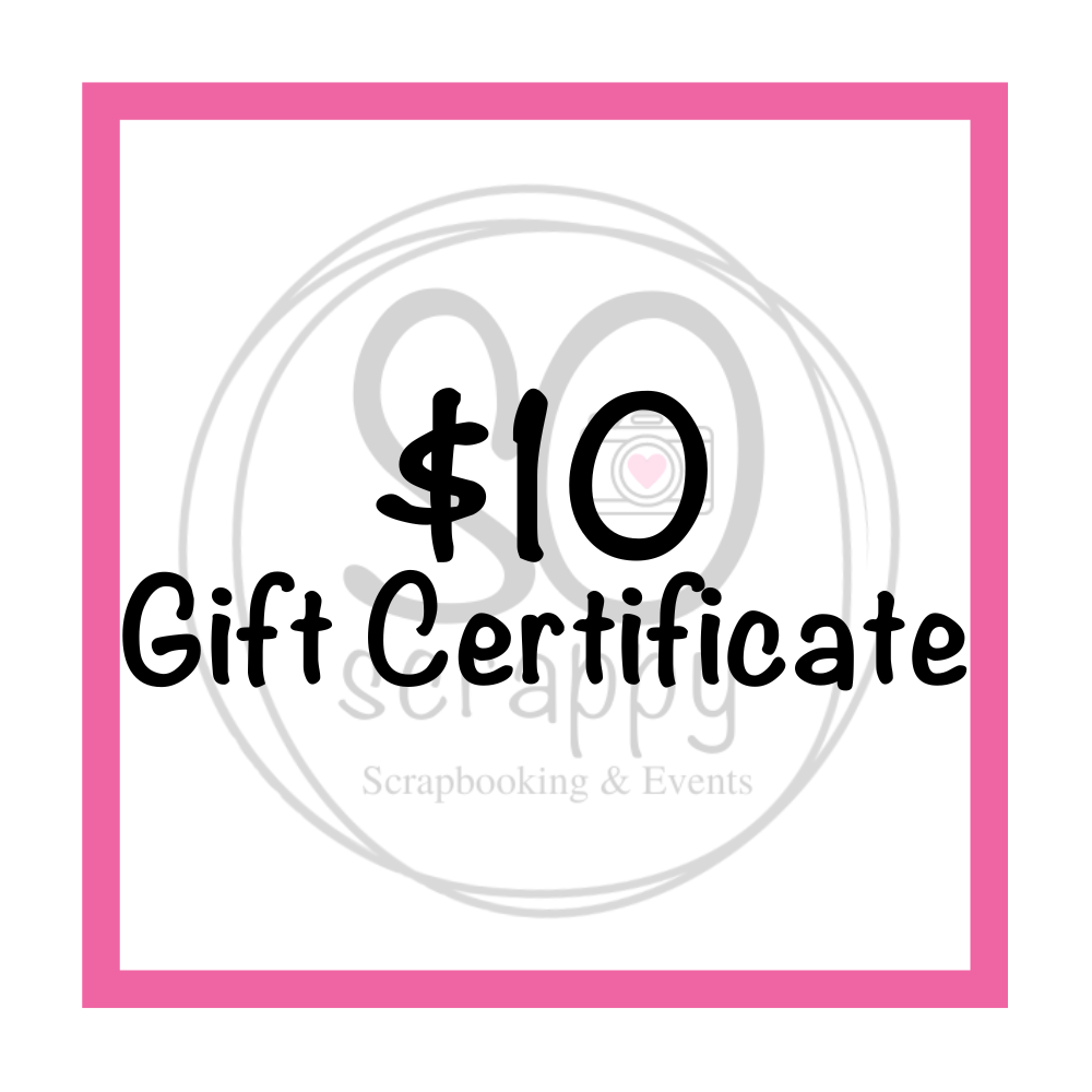 SO scrappy GIFT CERTIFICATE