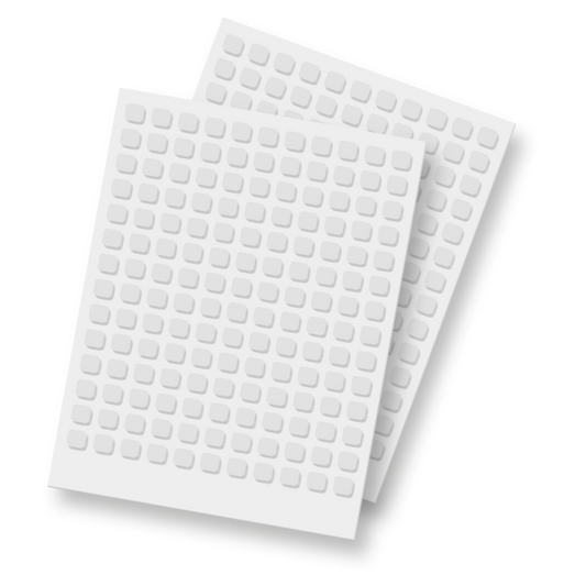 3D Foam Squares White Small Size