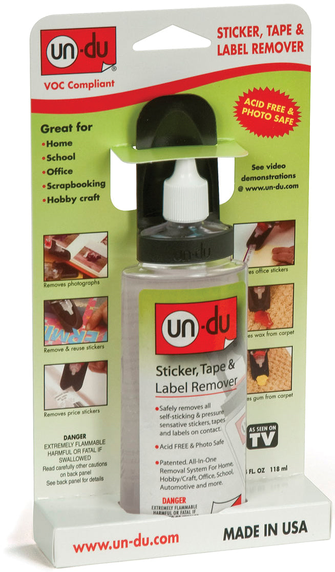 Un-Du Sticker, Tape & Label Remover - Low VOC