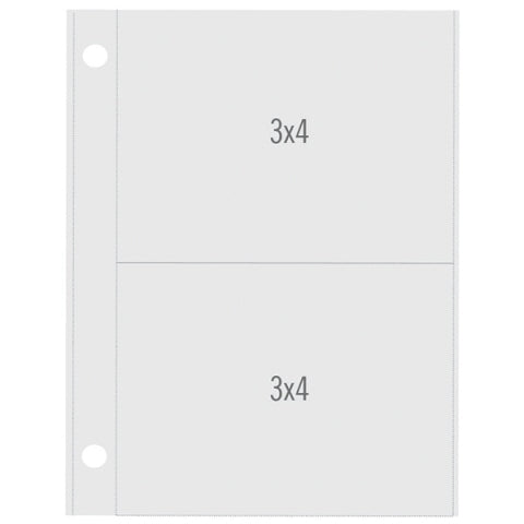 Simple Stories - Snap Pocket Pages -  Vertical 3x4/3x4