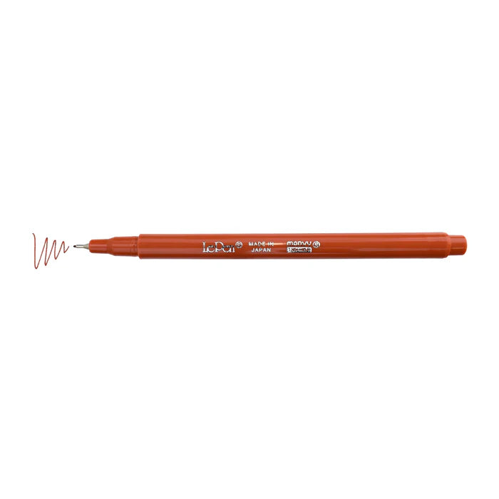 Marvy Le Pen - Marker Pen - Fine Point - Earth Tone - Terra Cotta