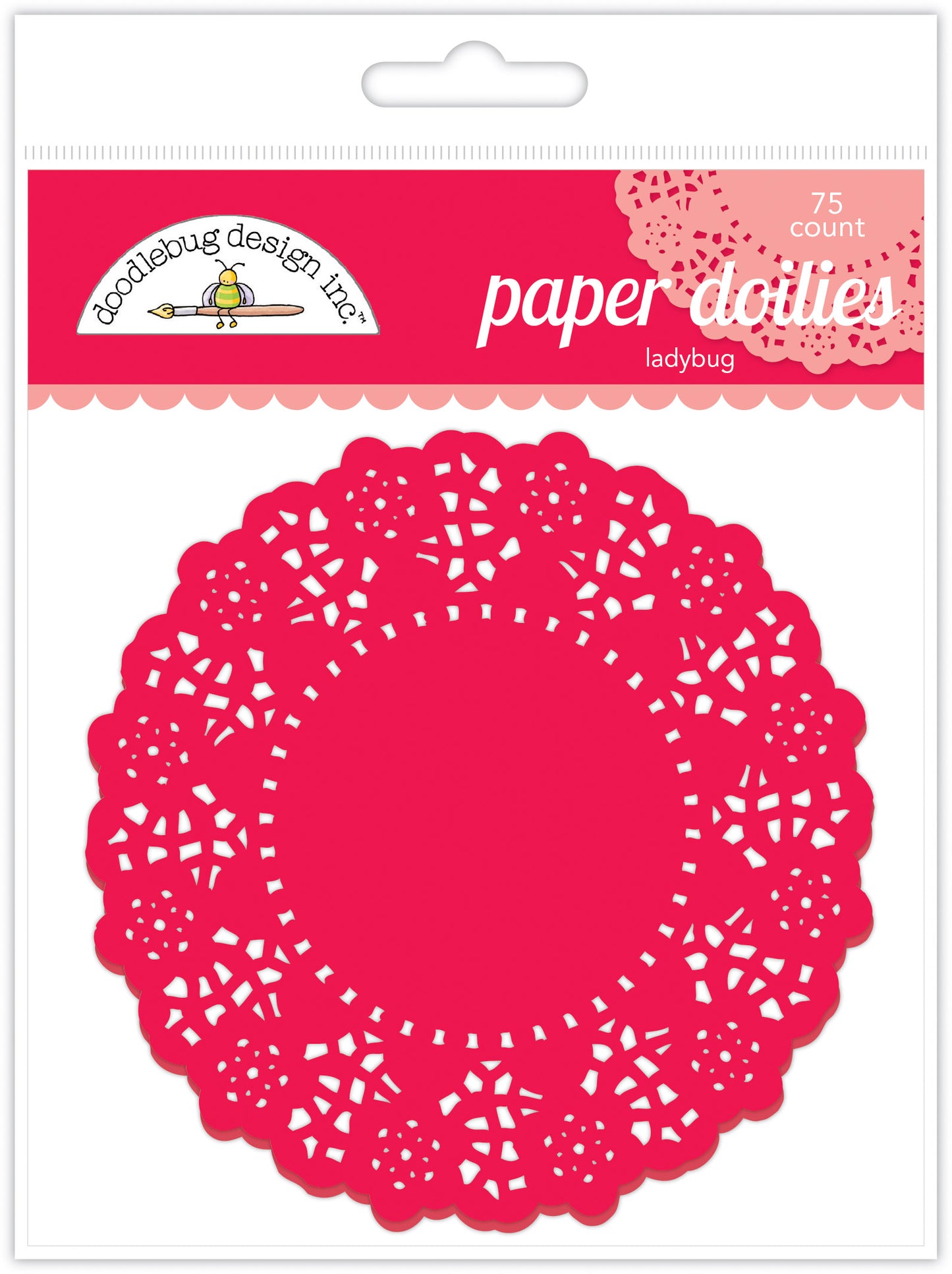Doodlebug Design - Paper Doilies - Ladybug