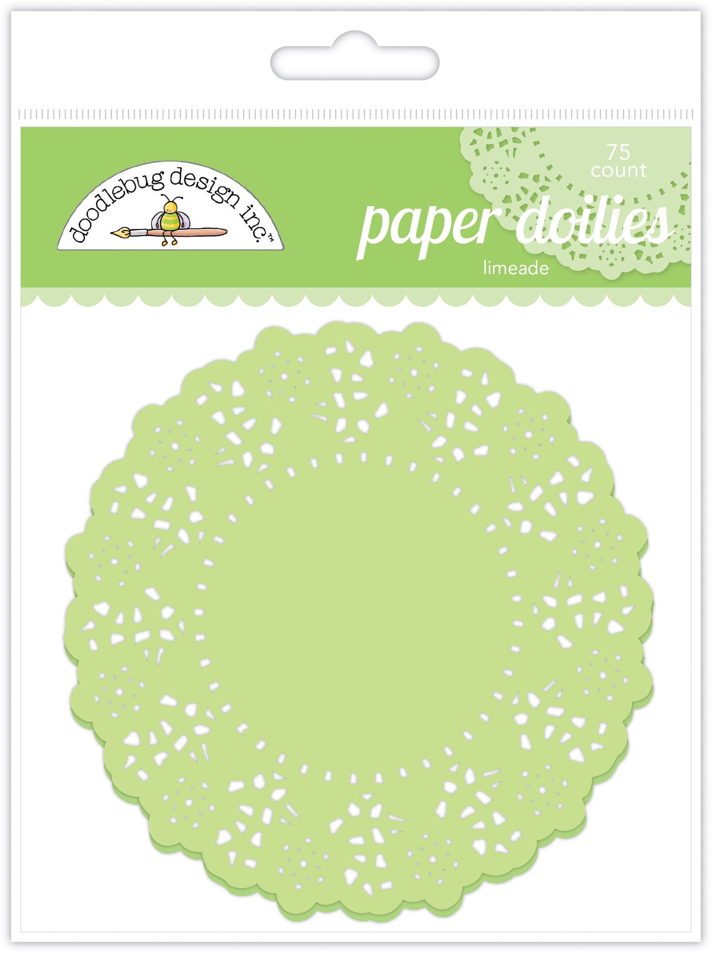Doodlebug Design - Paper Doilies - Limeade