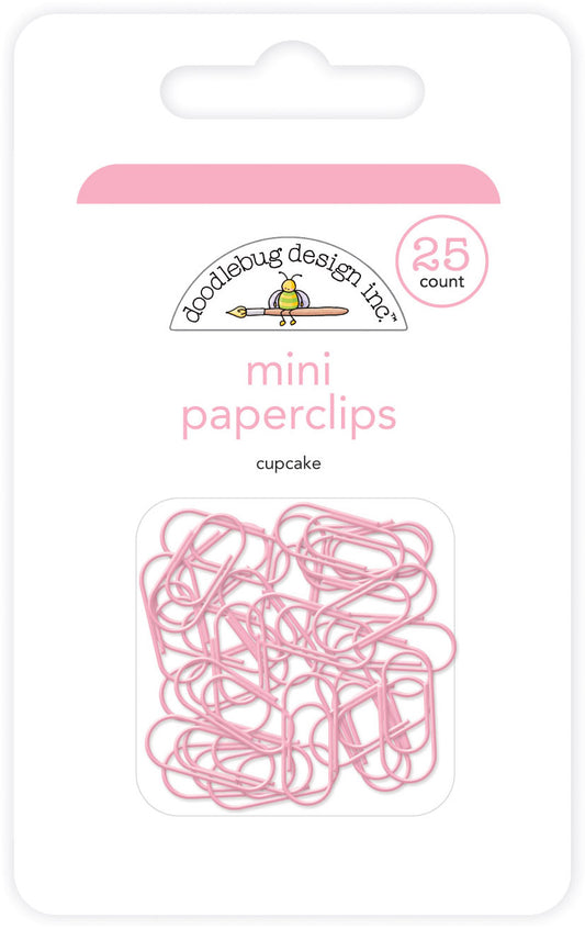 Doodlebug Design - Mini Paperclips - Cupcake