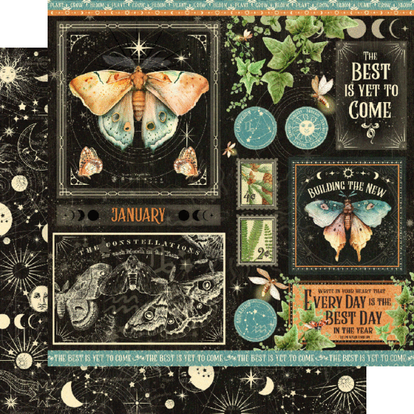 Graphic 45 Life Is Abundant 8 x 8 Collection Pack