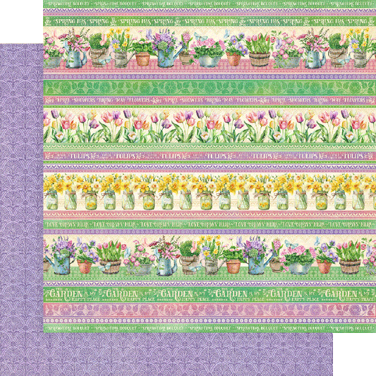 Graphic 45 Grow With Love Garden Club 12 x 12 Double-Sided Paper