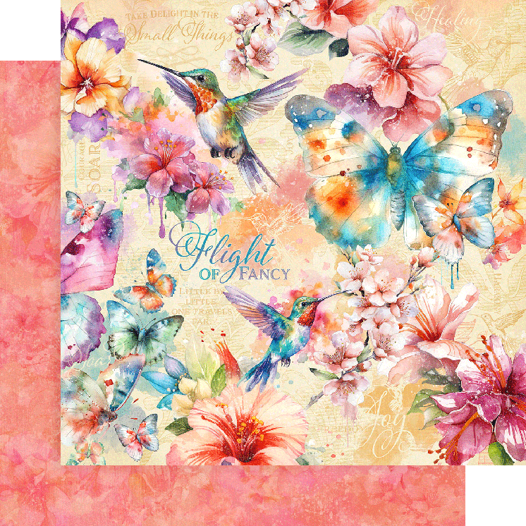 Graphic 45 Flight of Fancy 8 x 8 Collection Pack