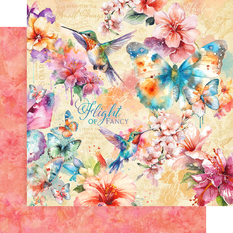 Graphic 45 Flight of Fancy 12 x 12 Collection Pack in