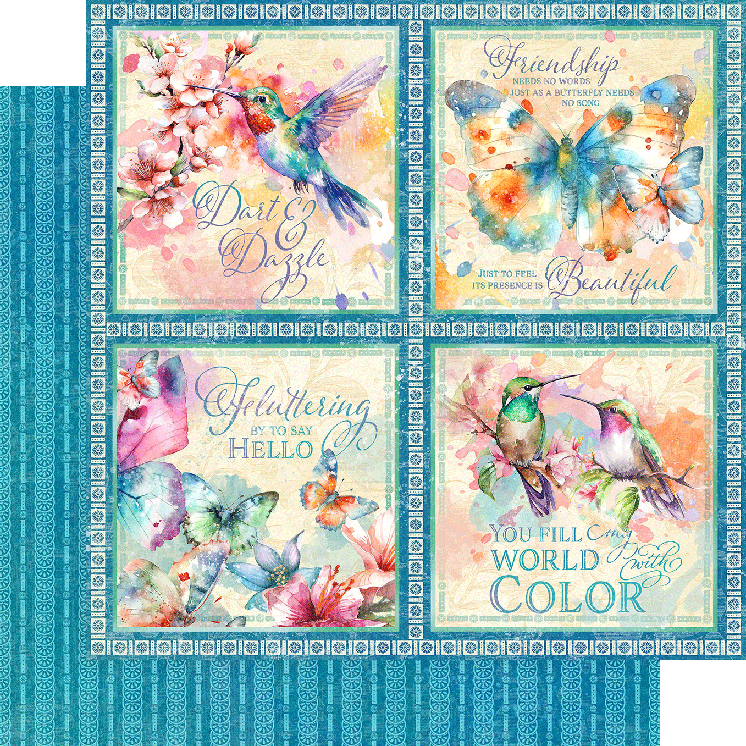 Graphic 45 Flight of Fancy 12 x 12 Collection Pack in